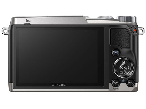 Olympus Stylus SH-1 retro LCD